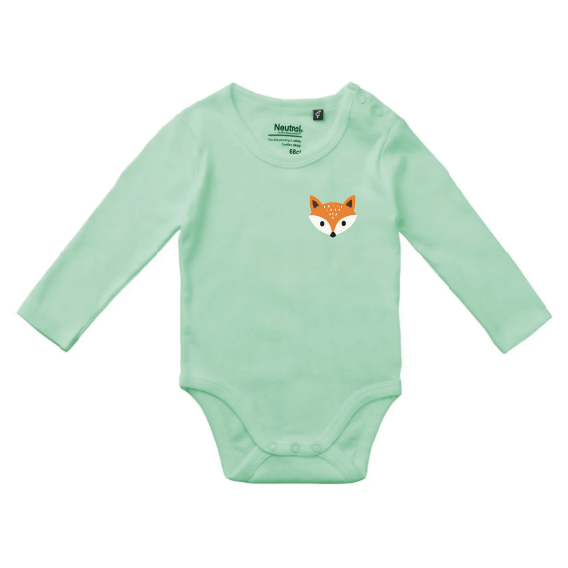 Schlauer Fuchs | Bio Baby Langarm Body