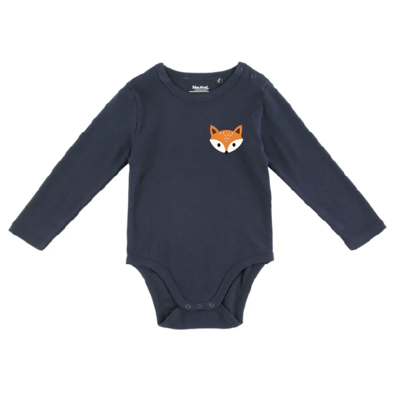 Schlauer Fuchs | Bio Baby Langarm Body
