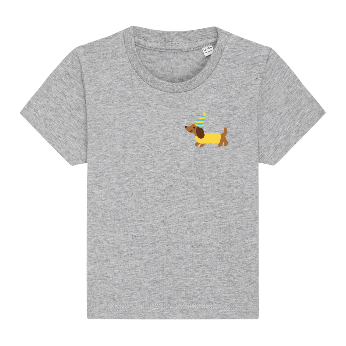Lustiger Dackel | Bio Baby T-Shirt