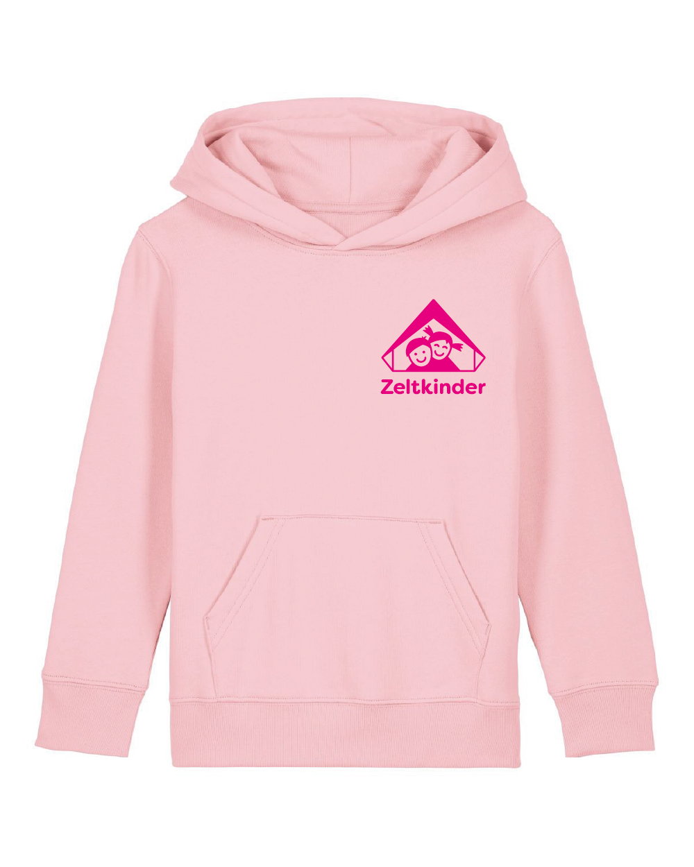 Zeltkinder | Bio Kinder Hoodie | Frontdruck