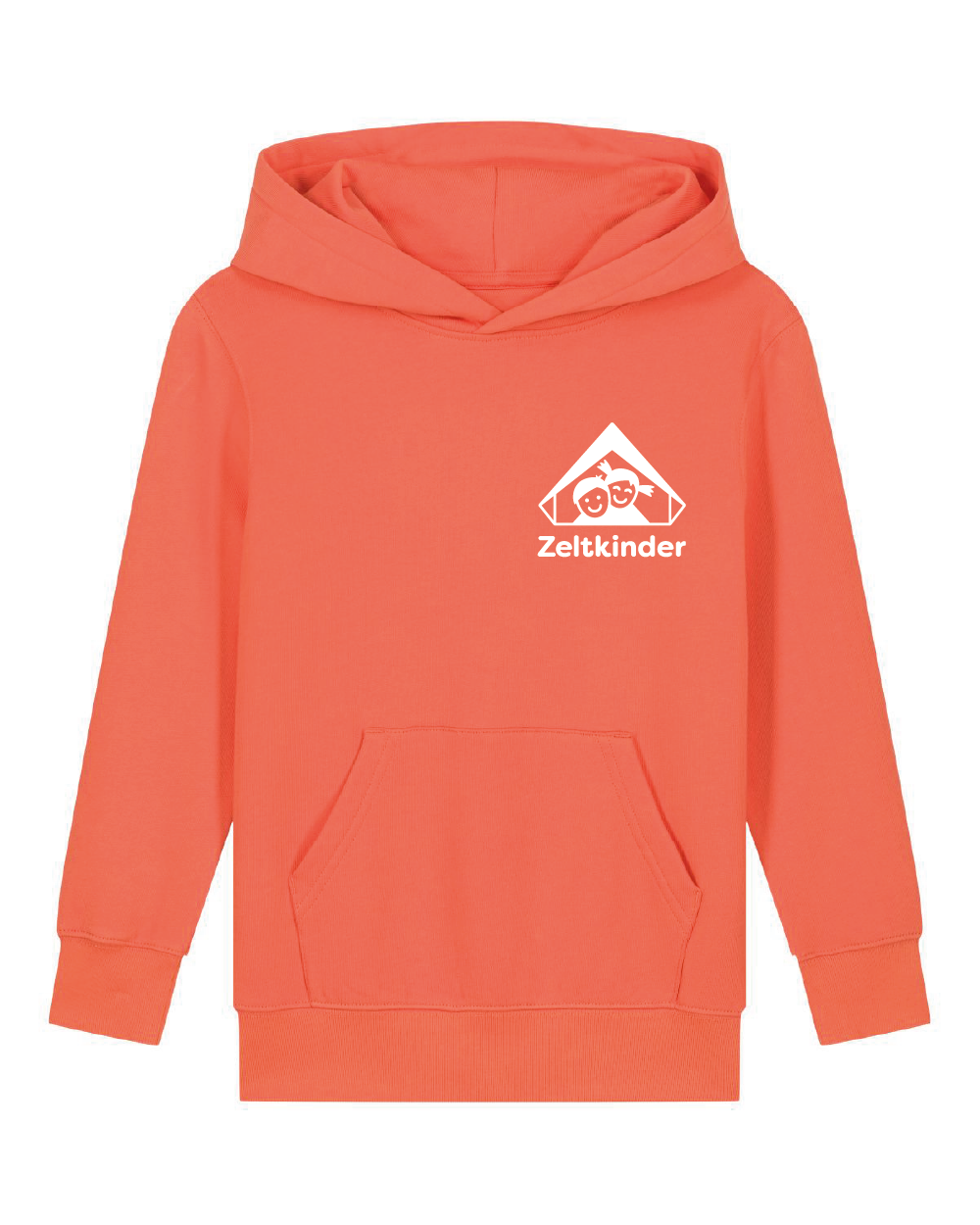 Zeltkinder | Bio Kinder Hoodie | Frontdruck