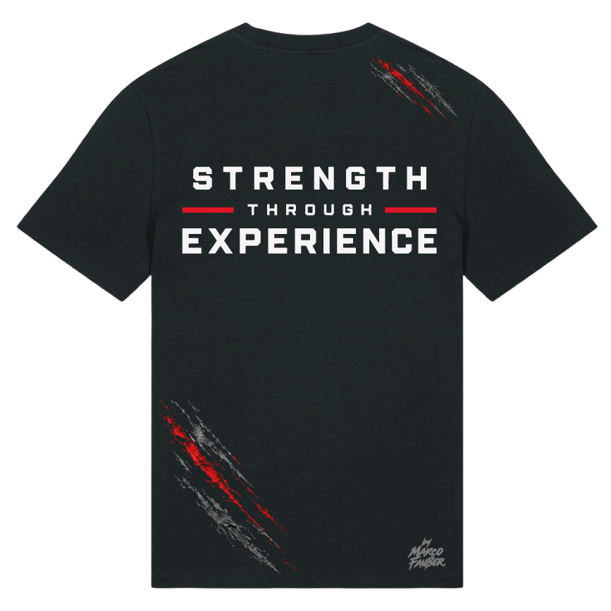 Ninja Master Division by Marco Faußer | Bio Premium T-Shirt | Front- & Rückendruck
