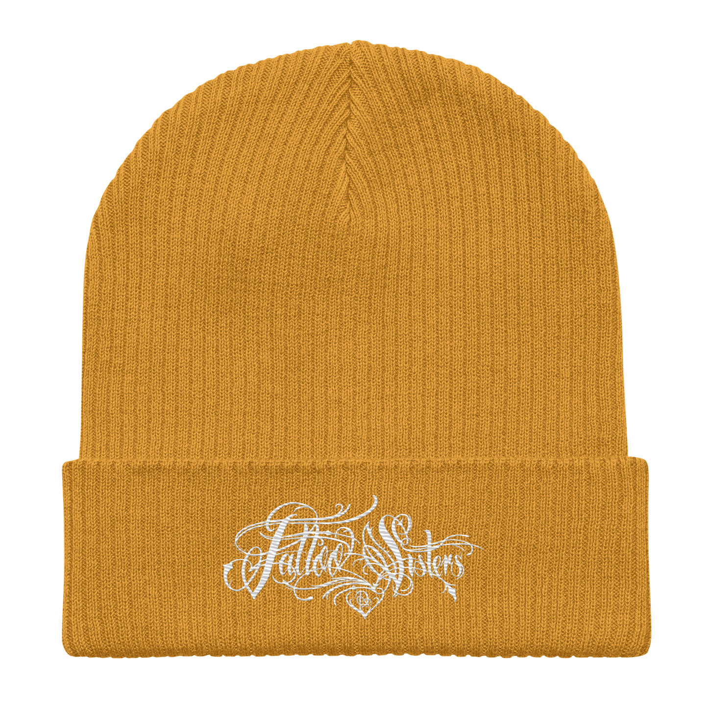 Gerippte Bio-Beanie