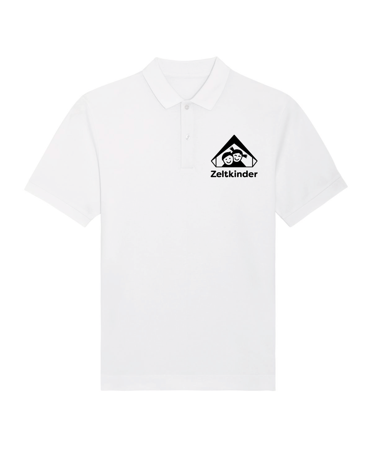 Zeltkinder | Bio Polo Shirt | Frontdruck