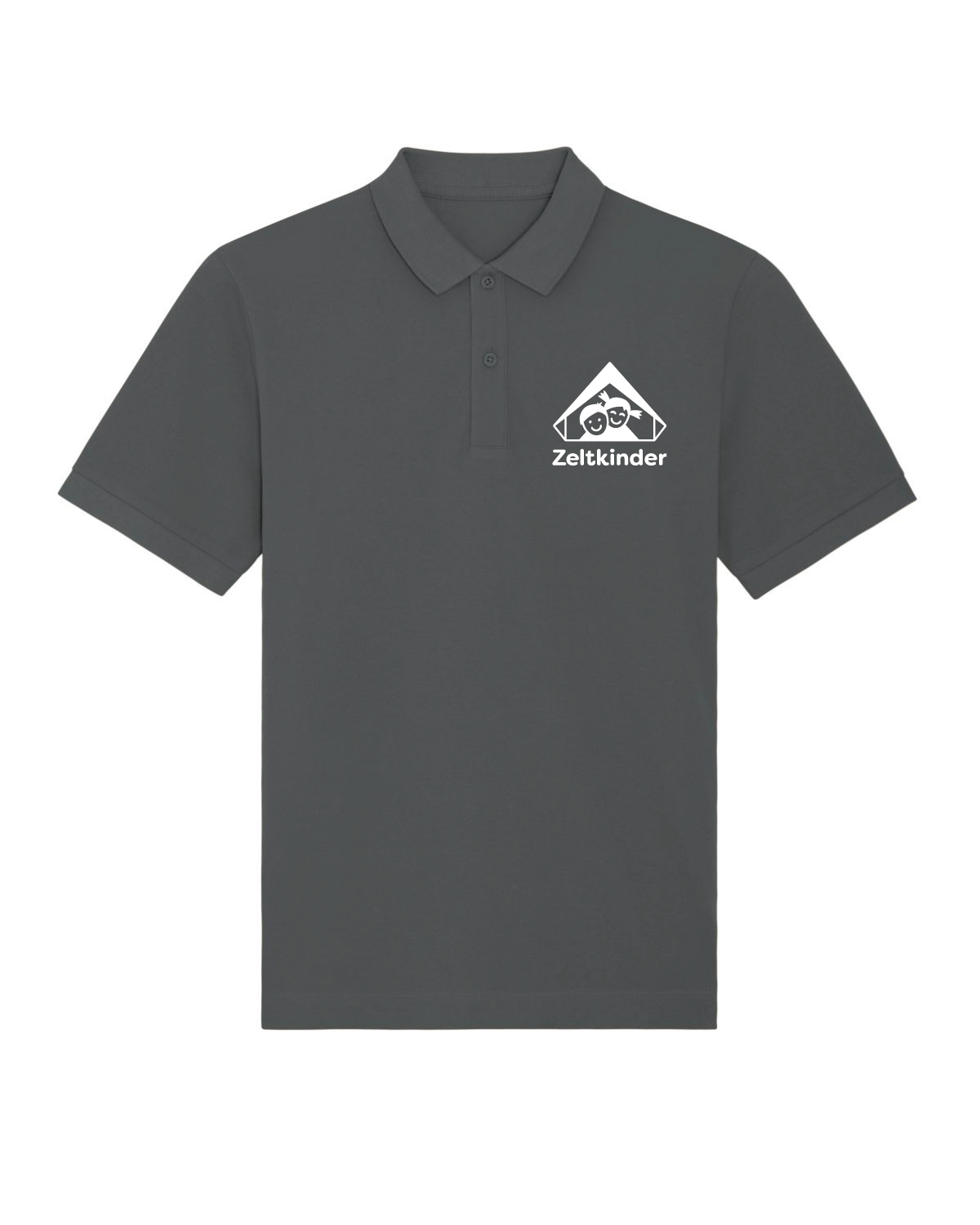 Zeltkinder | Bio Polo Shirt | Frontdruck