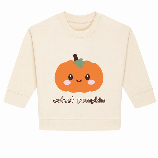 Cutest Pumpkin | Bio Baby Sweatshirt