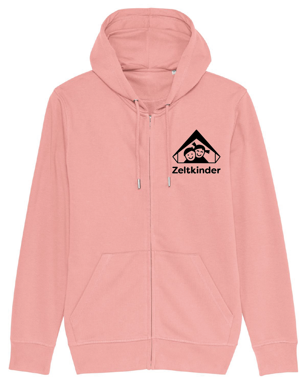 Zeltkinder | Bio Zip-Hoodie | Frontdruck