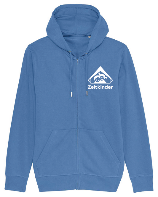 Zeltkinder | Bio Zip-Hoodie | Frontdruck