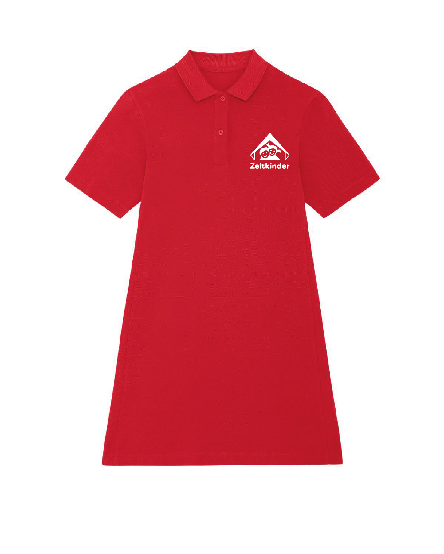 Zeltkinder | Bio Polokleid | Frontdruck