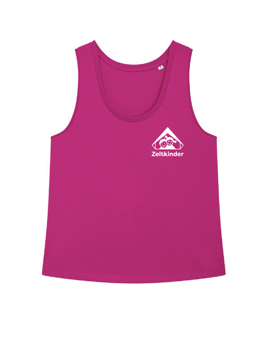 Zeltkinder | Bio Damen Tank Top | Frontdruck