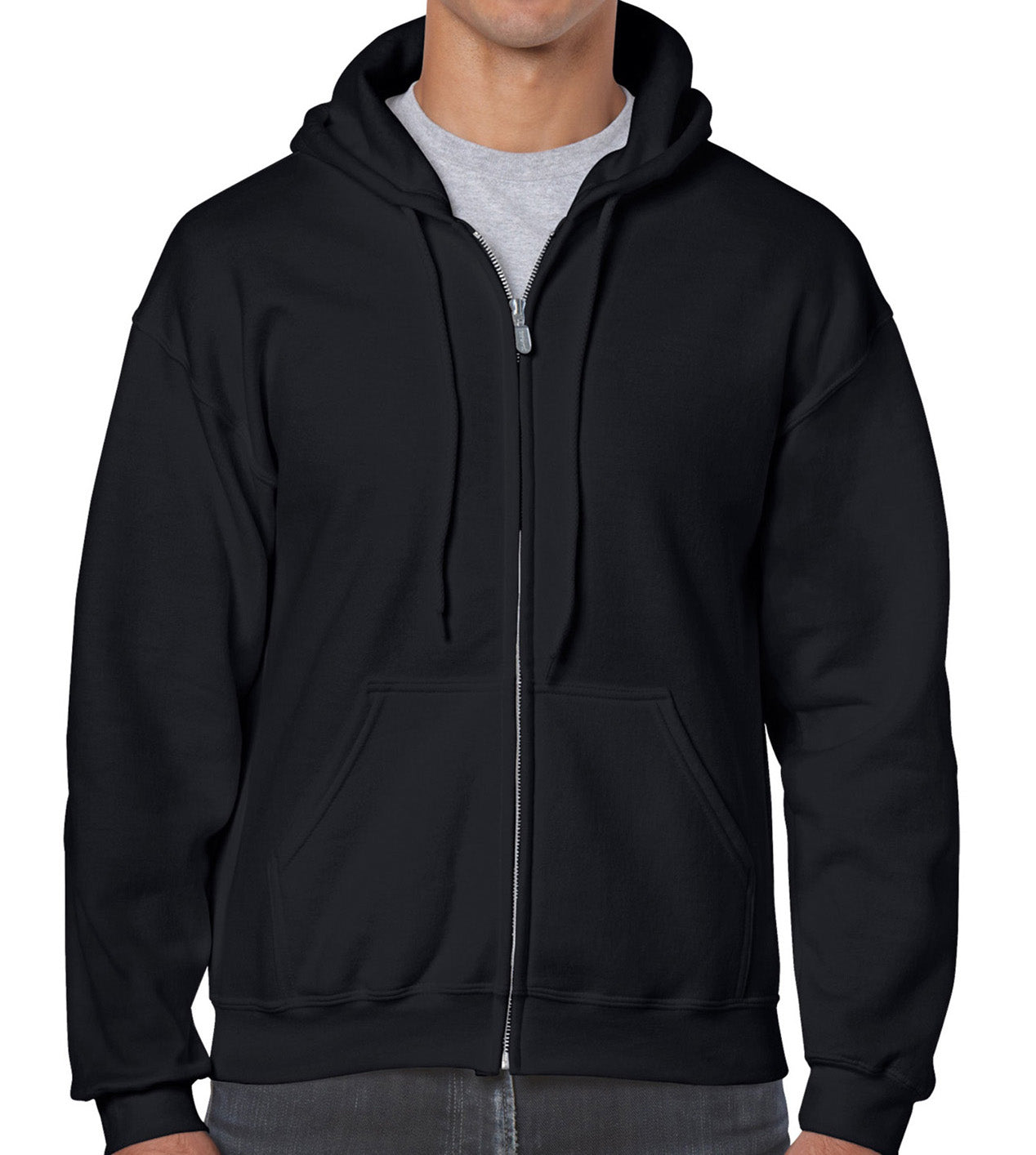Black Forest Hirschgeweih | Zip-Hoodie Rückendruck