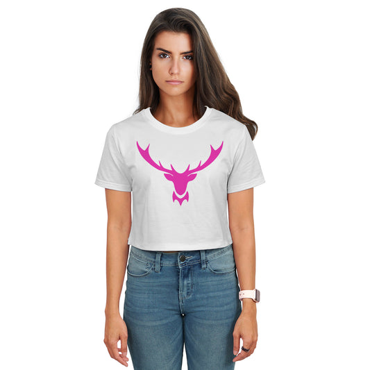 Hirschgeweih | Damen Crop Top