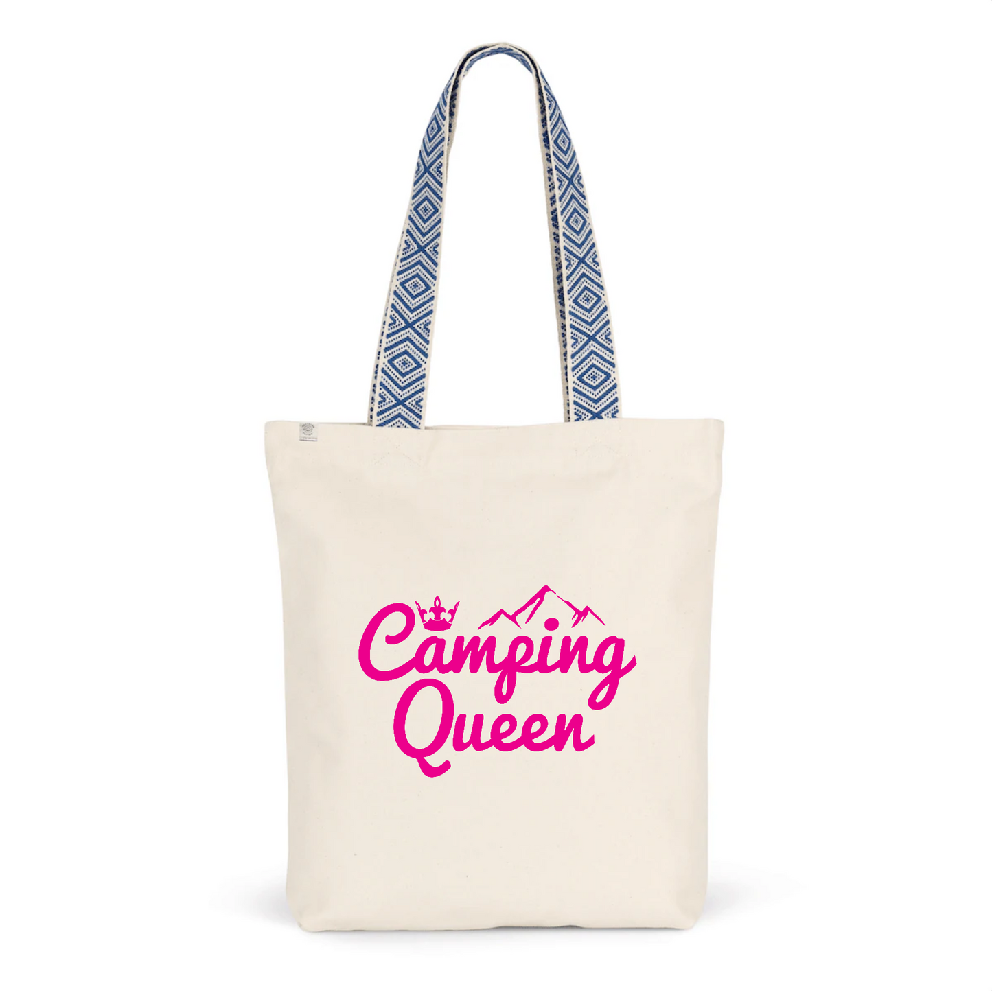 Camping Queen | Ethnische Bio Baumwolltasche