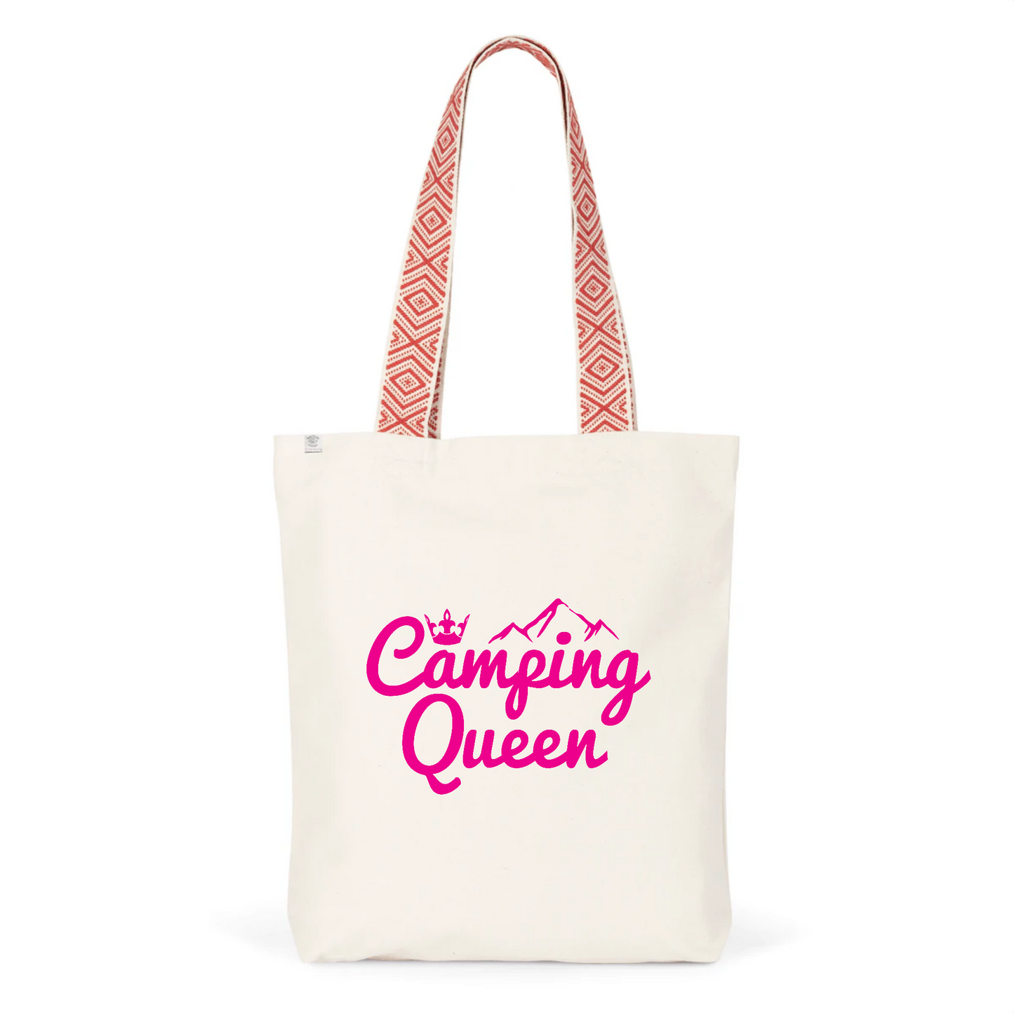 Camping Queen | Ethnische Bio Baumwolltasche