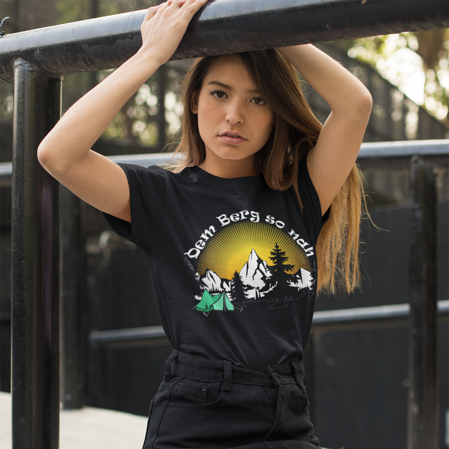 Damen T-Shirt - Dem Berg so nah