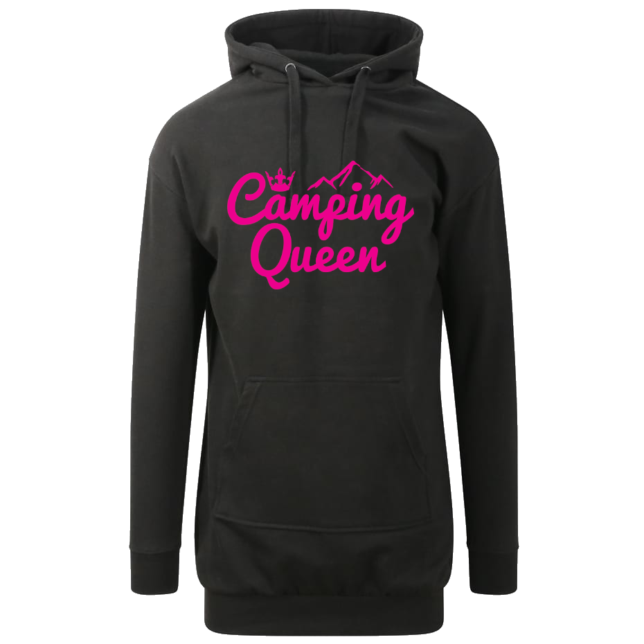 Camping Queen | Organic Hoodie Kleid