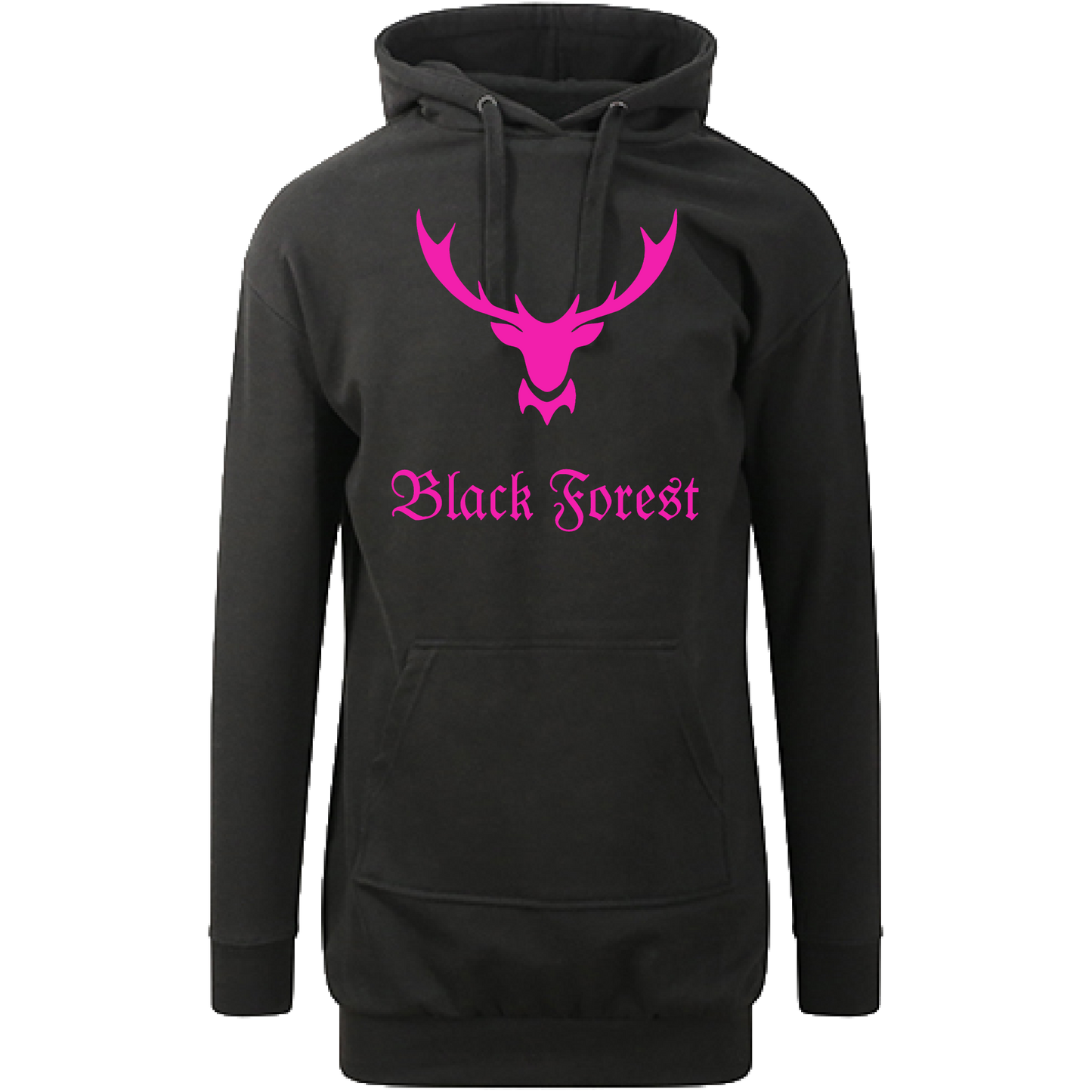 Black Forest Hirschgeweih | Organic Hoodie Kleid