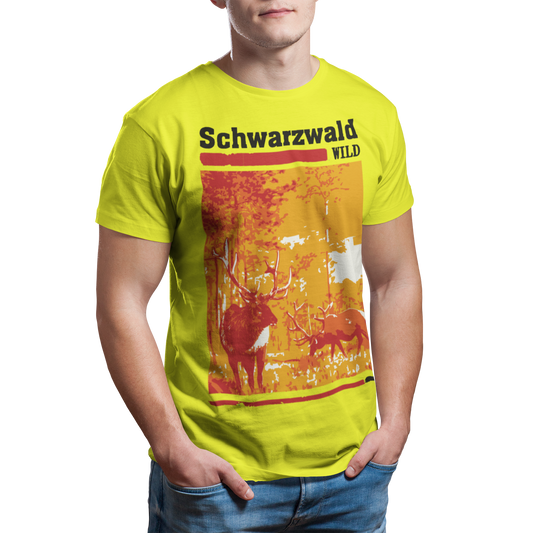 Schwarzwald Wild Hirsch | Unisex Premium T-Shirt
