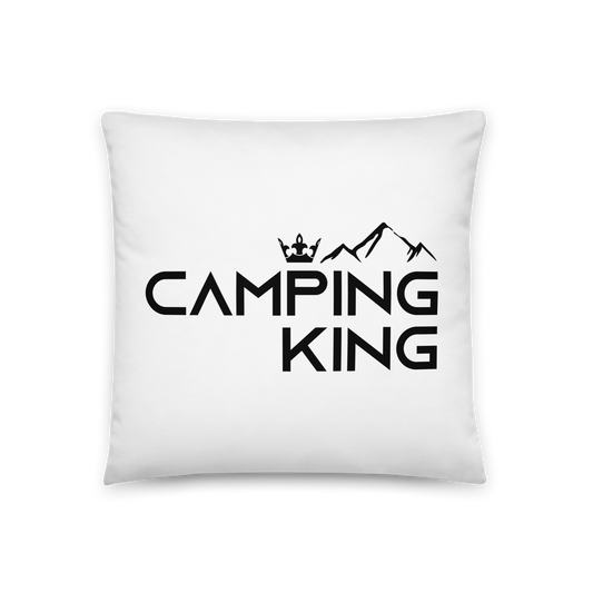 Camping King | Kissen/Kissenbezug in 3 Farben & Größen