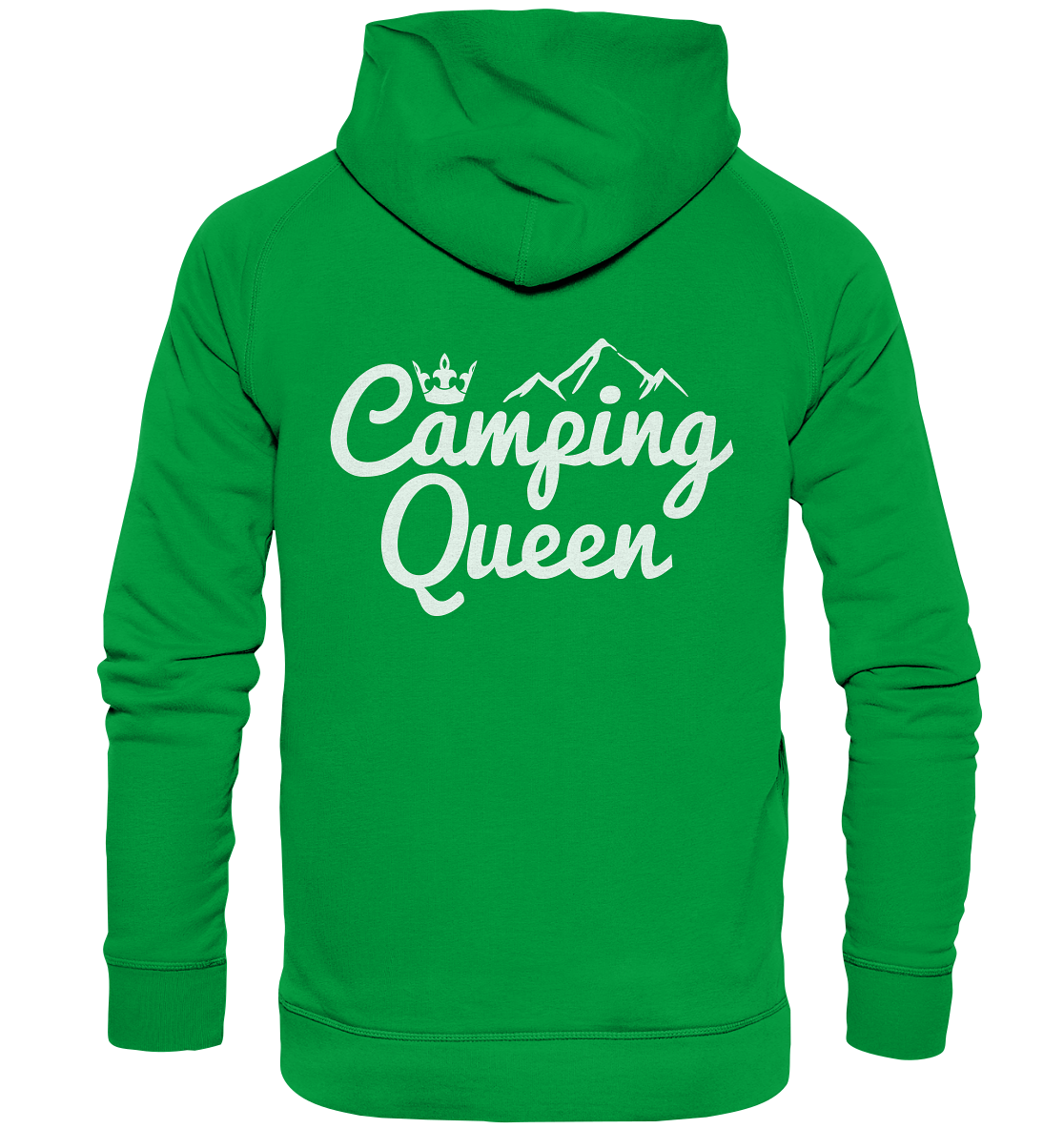 Camping Queen | Kinder Premium Hoodie Rückendruck