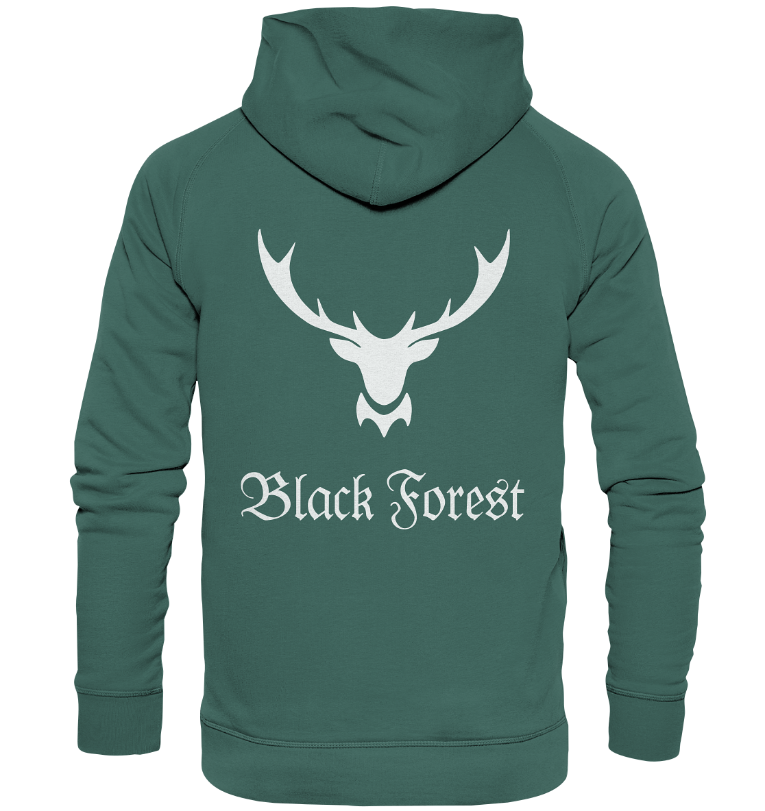 Black Forest Hirschgeweih | Hoodie Rückendruck