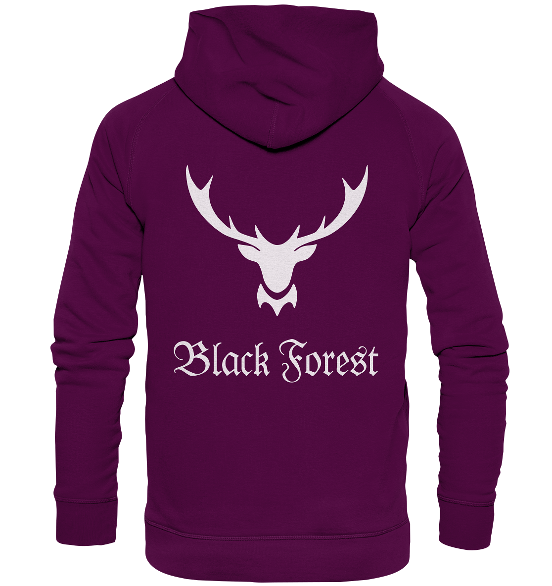 Black Forest Hirschgeweih | Hoodie Rückendruck