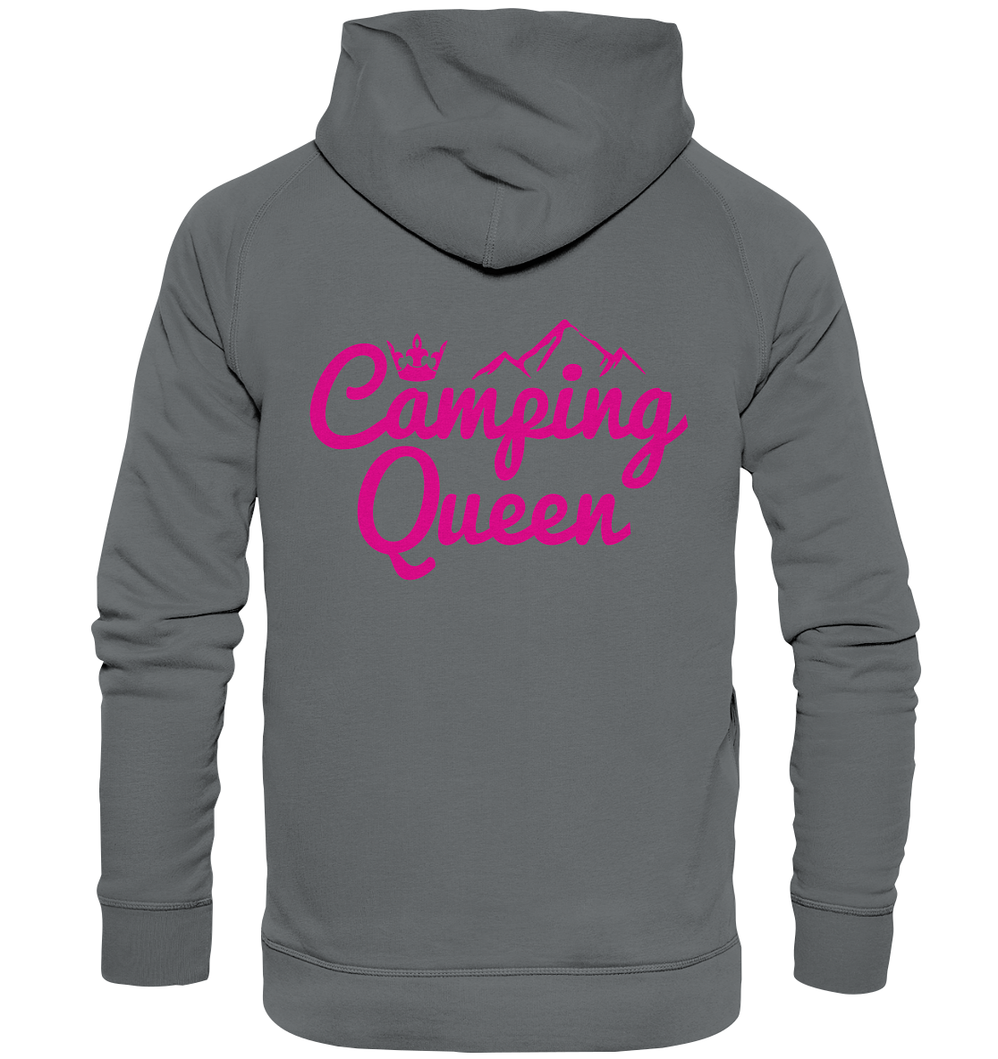 Camping Queen | Kinder Premium Hoodie Rückendruck