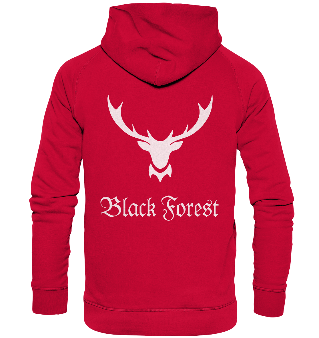 Black Forest Hirschgeweih | Hoodie Rückendruck
