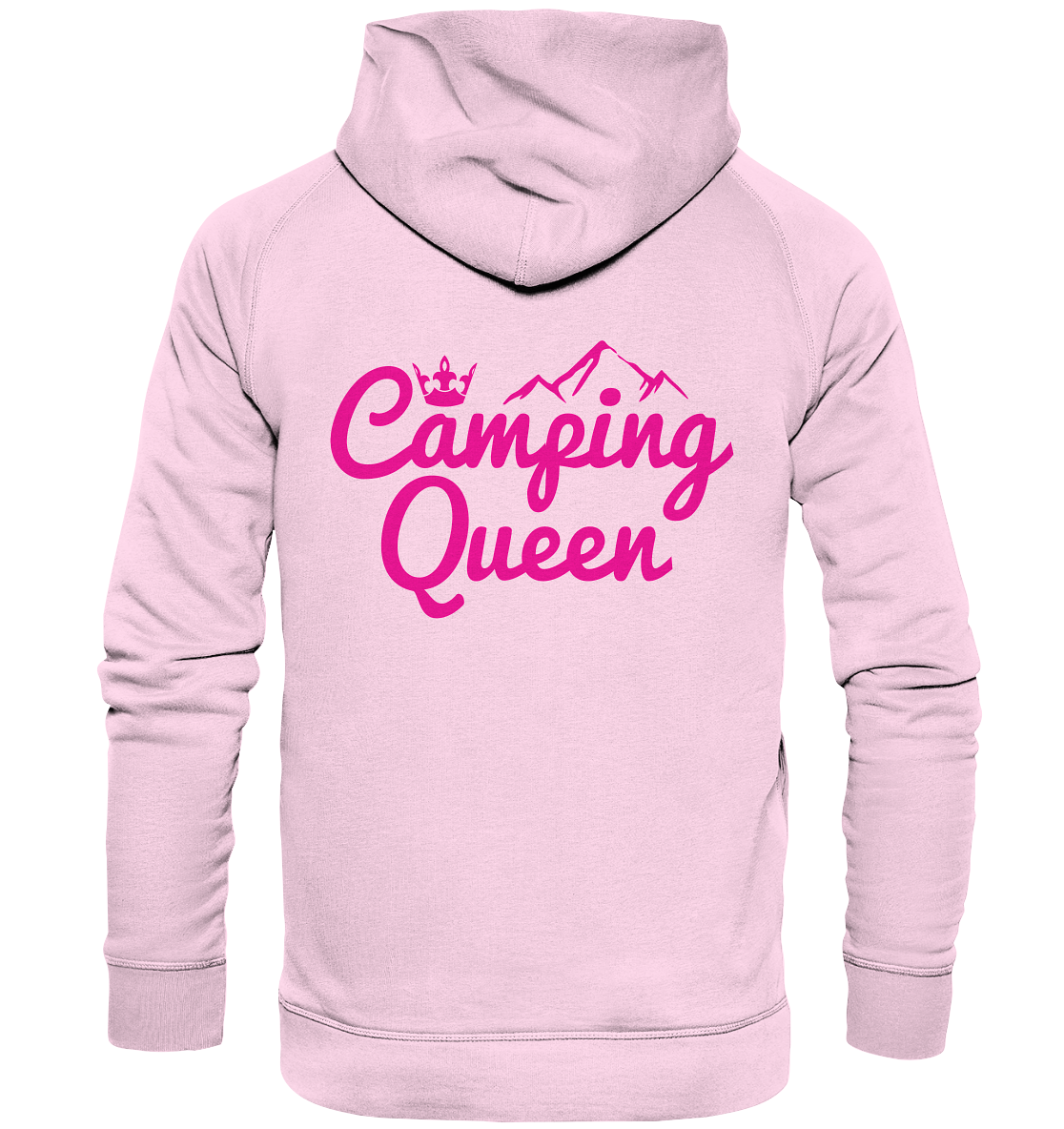 Camping Queen | Kinder Premium Hoodie Rückendruck