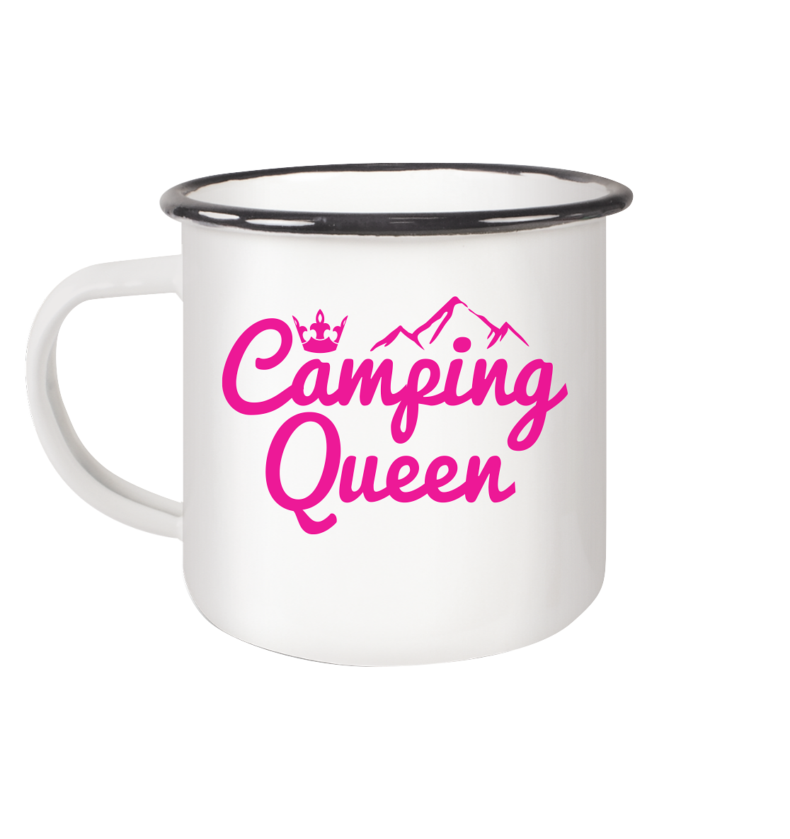 Camping Queen | Emaille Tasse