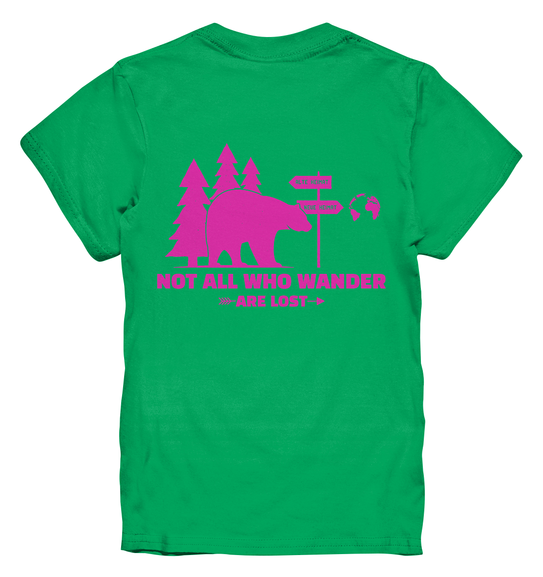 Wanderbär Pink | T-Shirts - Kids Premium Shirt