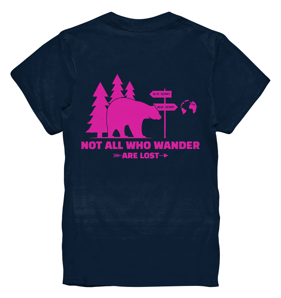 Wanderbär Pink | T-Shirts - Kids Premium Shirt