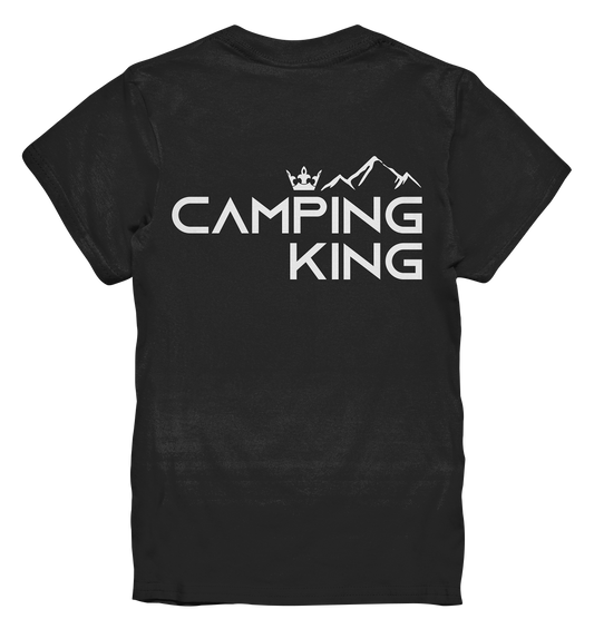 Camping King | Organic Kinder T-Shirt Rückendruck