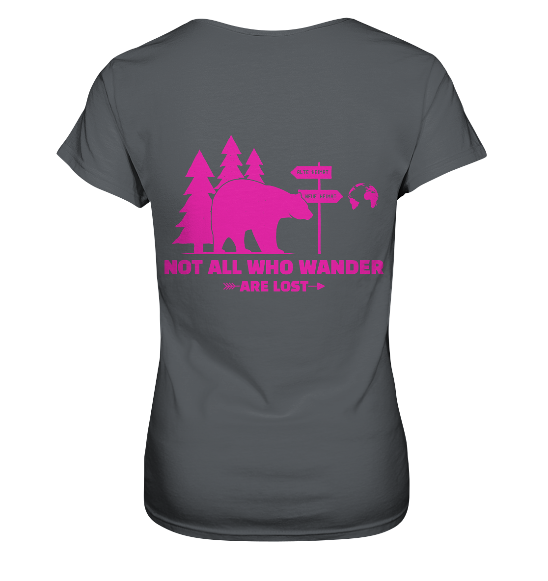 Wanderbär Pink | T-Shirts - Ladies Premium Shirt