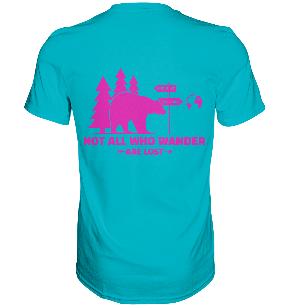 Wanderbär Pink | T-Shirts - Premium Shirt