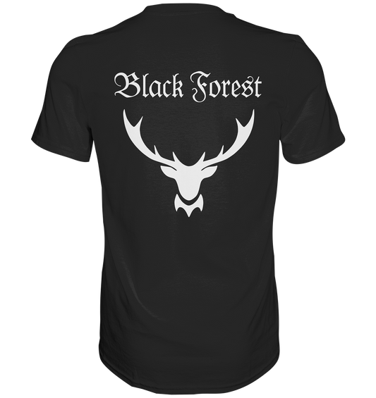 Black Forest Hirschgeweih | Unisex T-Shirt Rückendruck