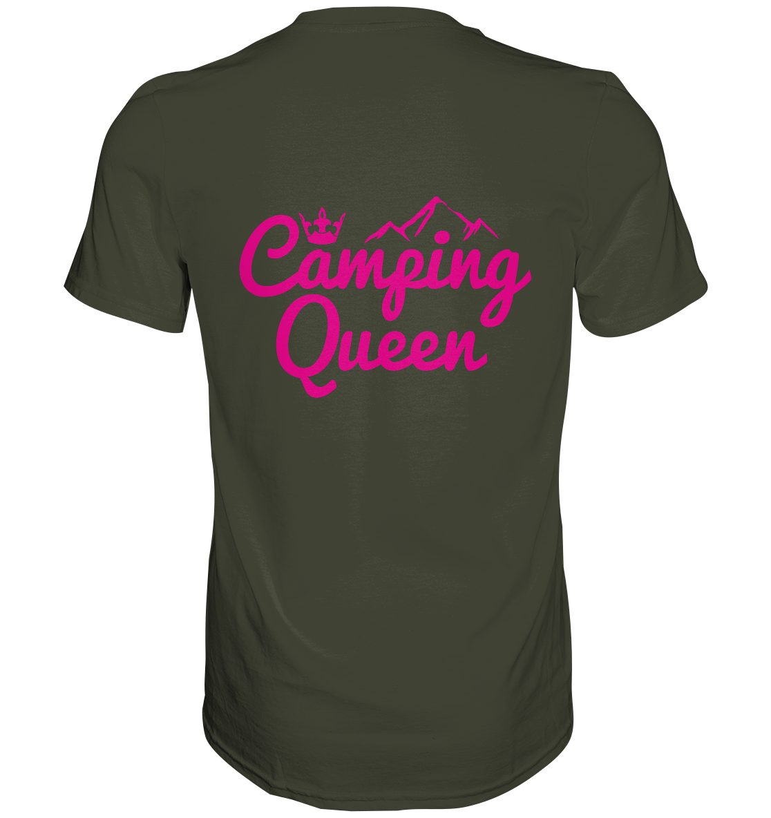 Camping Queen | Organic T-Shirt Rückendruck