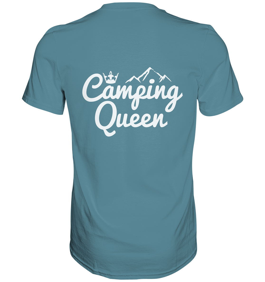 Camping Queen | Organic T-Shirt Rückendruck