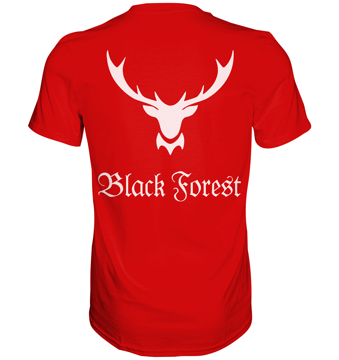 Black Forest Hirschgeweih | Unisex T-Shirt Rückendruck