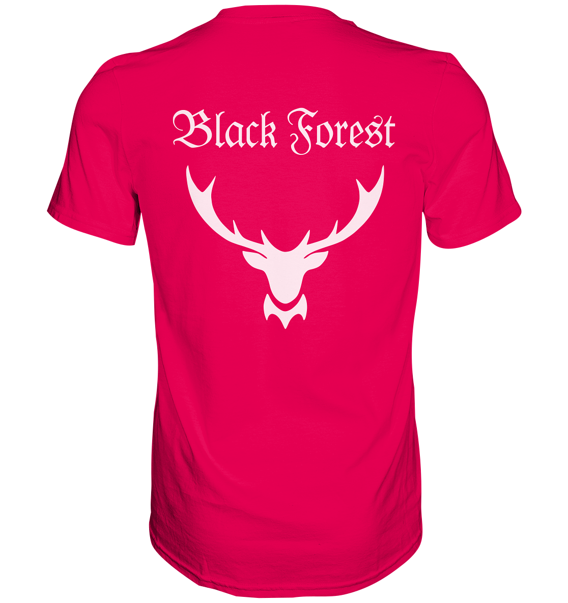 Black Forest Hirschgeweih | Unisex T-Shirt Rückendruck