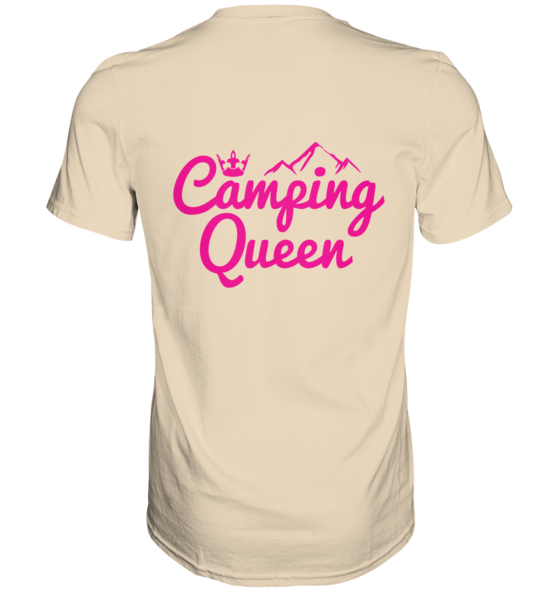 Camping Queen | Organic T-Shirt Rückendruck