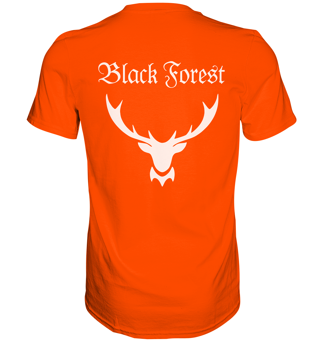 Black Forest Hirschgeweih | Unisex T-Shirt Rückendruck