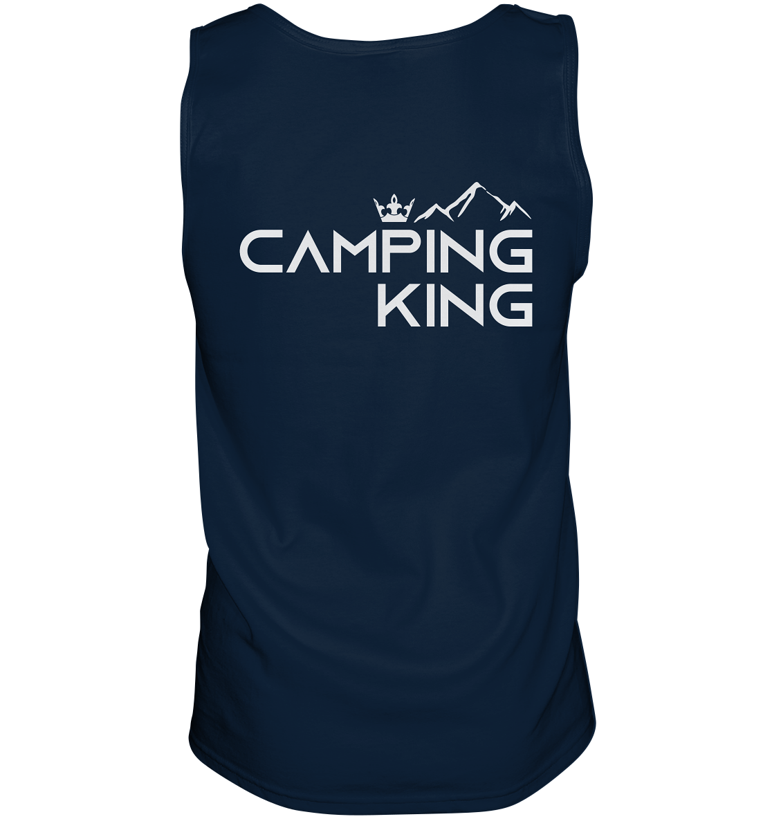 Camping King | Organic Tank Top Rückendruck