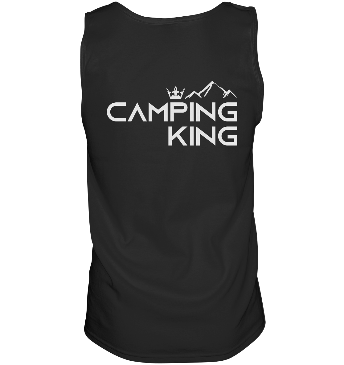 Camping King | Organic Tank Top Rückendruck