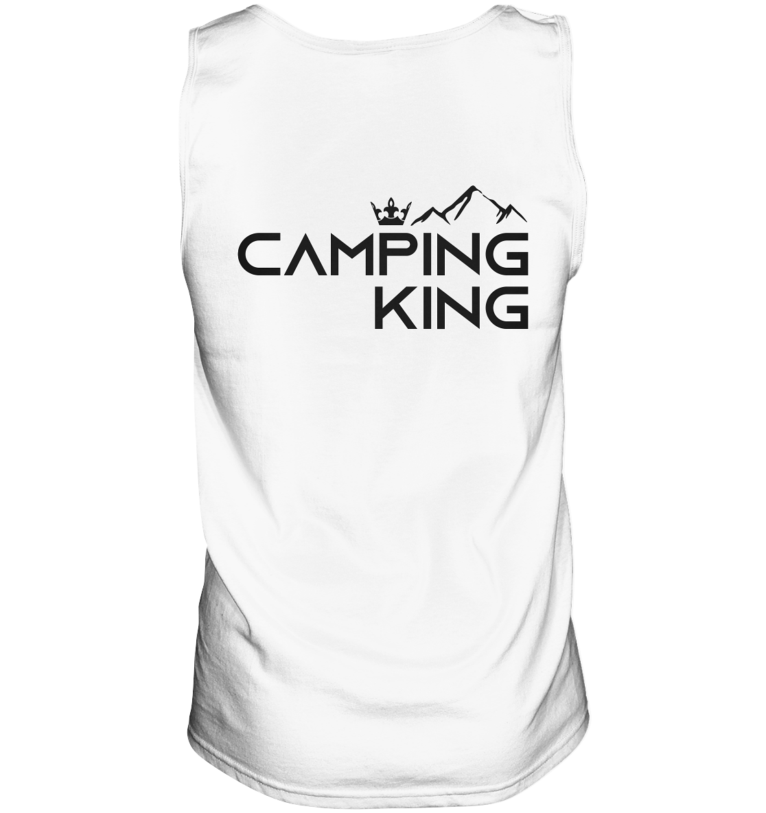 Camping King | Organic Tank Top Rückendruck