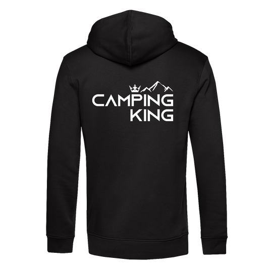 Camping King | Organic Hoodie Rückendruck