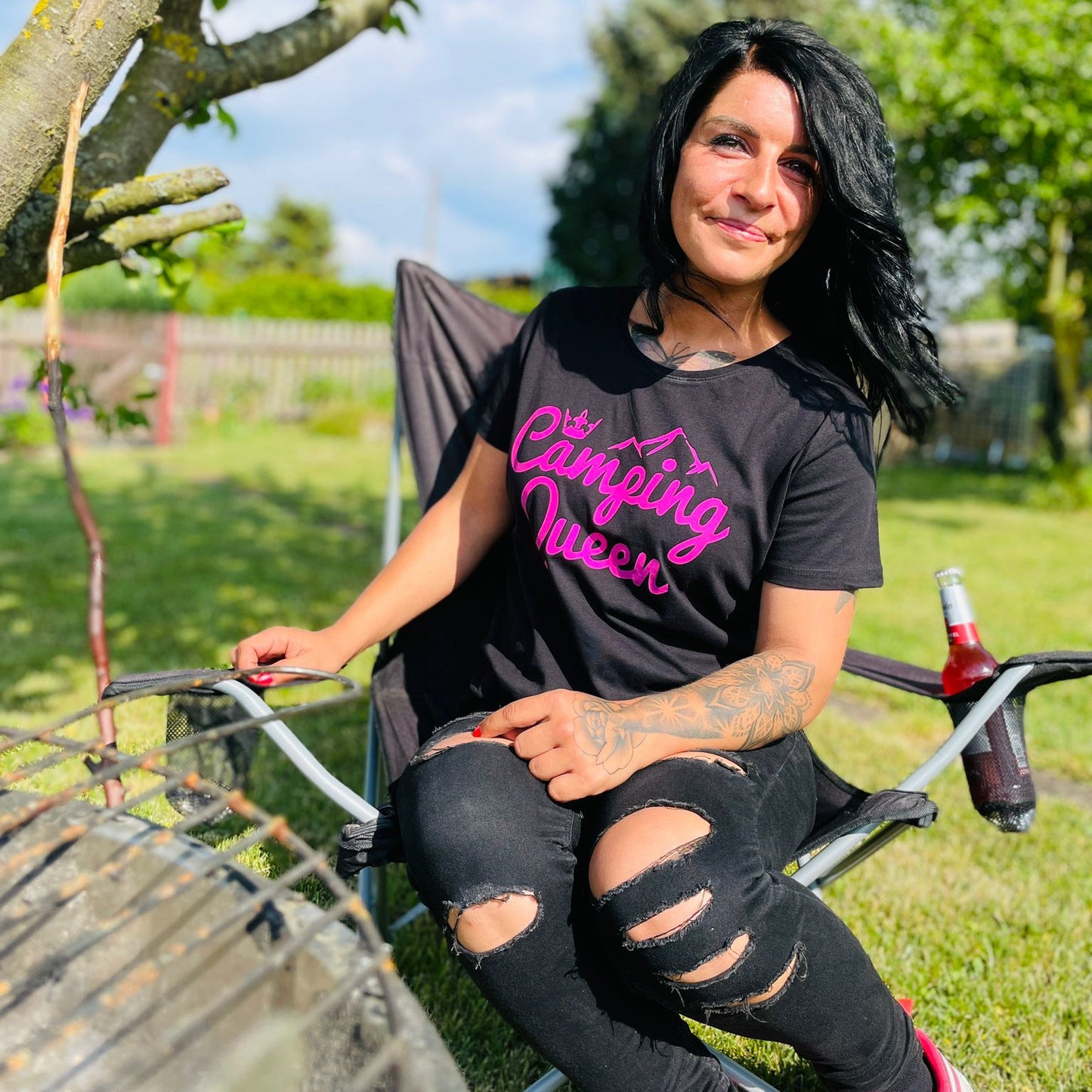 Camping Queen | Organic Damen T-Shirt