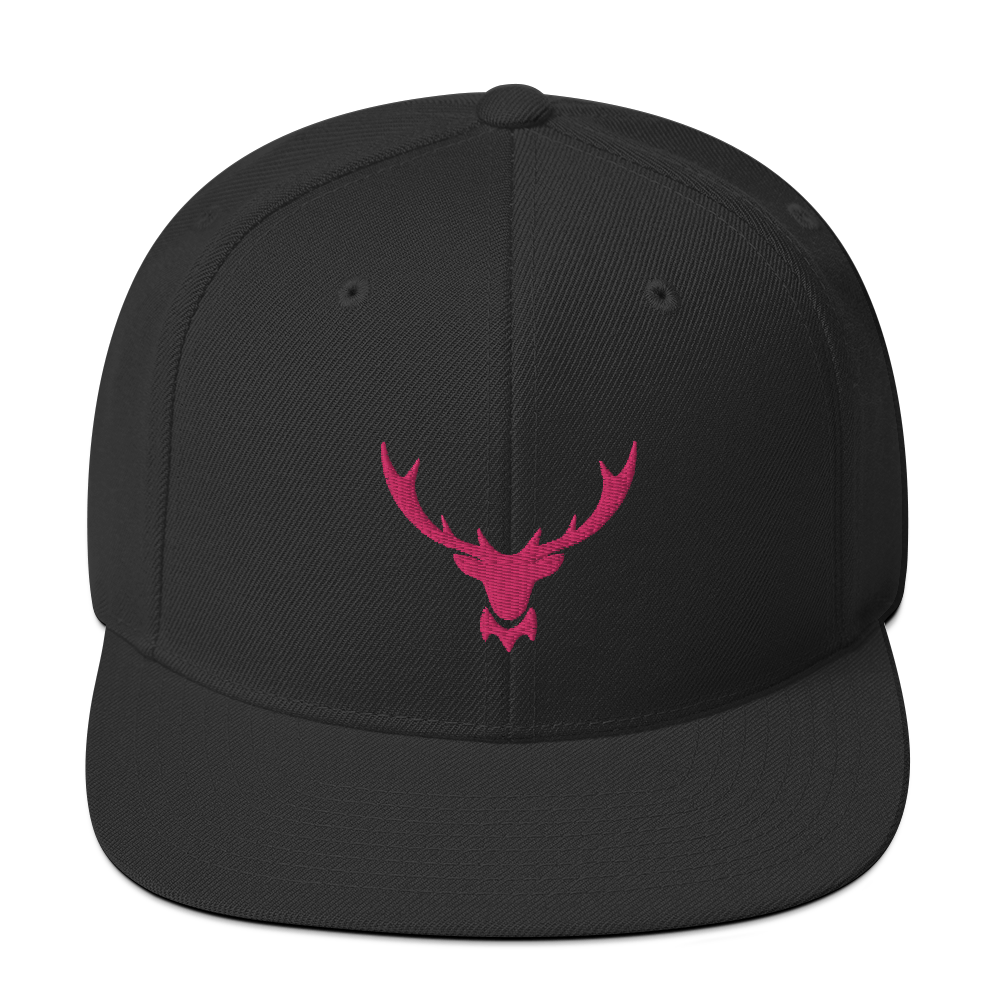 Hirschgeweih | Snapback Cap, bestickt