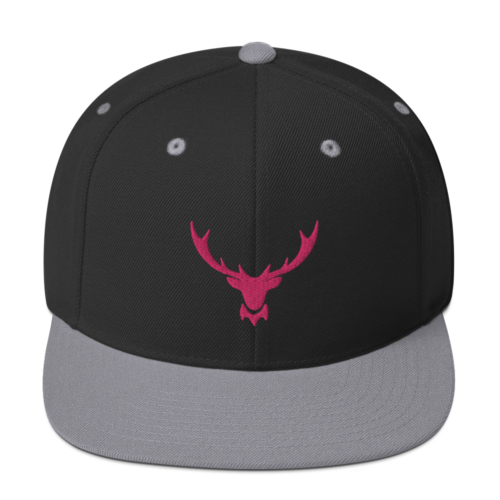 Hirschgeweih | Snapback Cap, bestickt