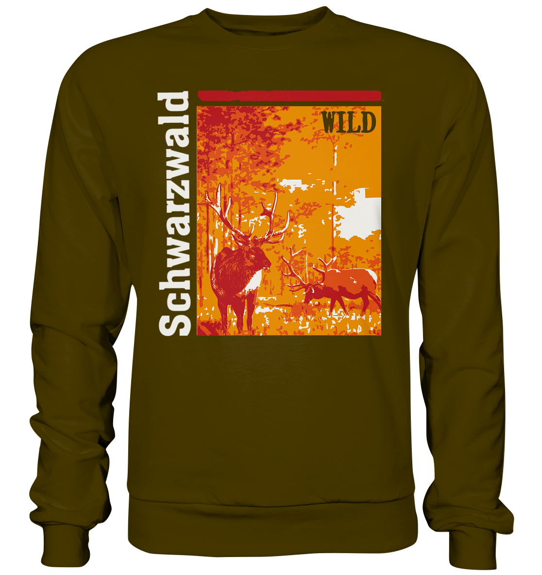 Schwarzwald Wild Hirsch | Unisex Sweatshirt